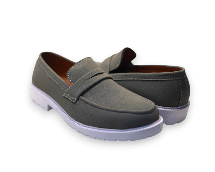 Grey Suede Loafer SV-444