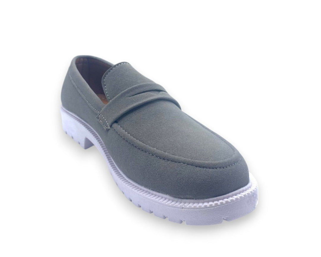 Grey Suede Loafer SV-444