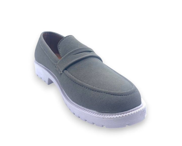 Grey Suede Loafer SV-444