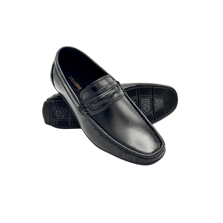 Royal Comfort Black Loafers SV-777