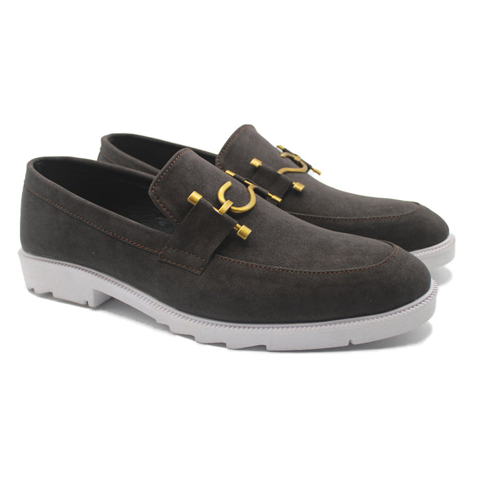 Brown Suede Loafer SV-224