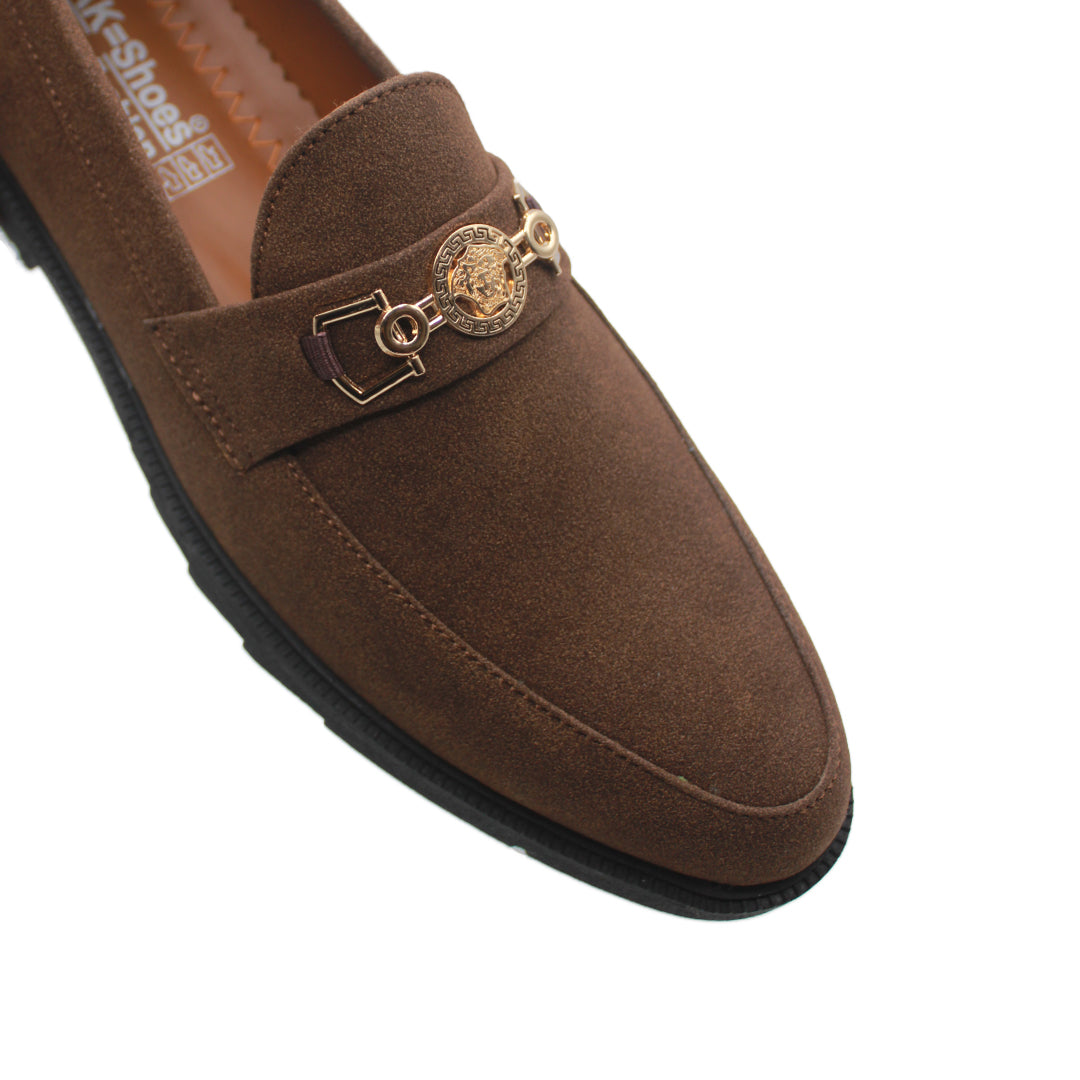 Brown Suede Loafers SV-333