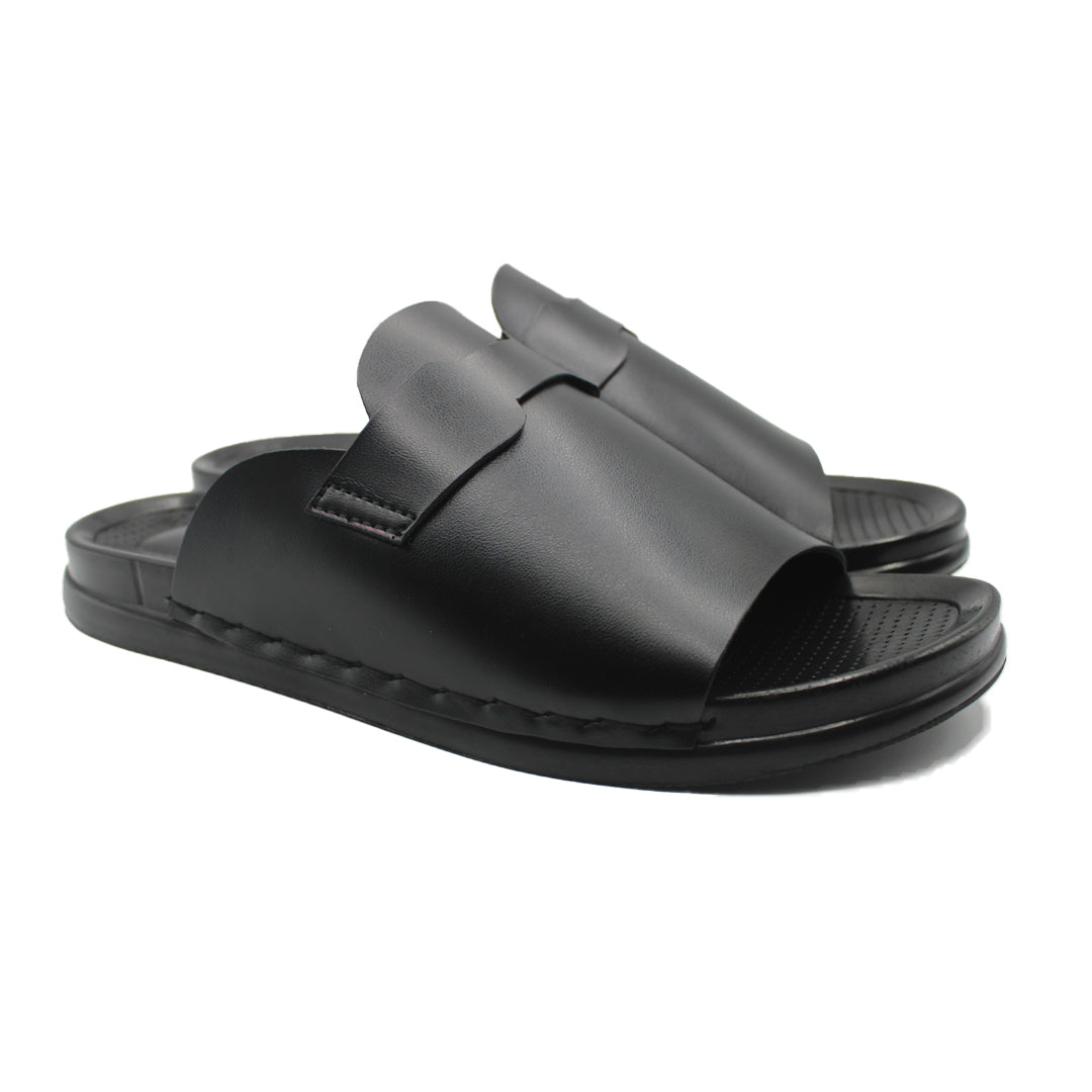 Black Slippers for Men SV-303