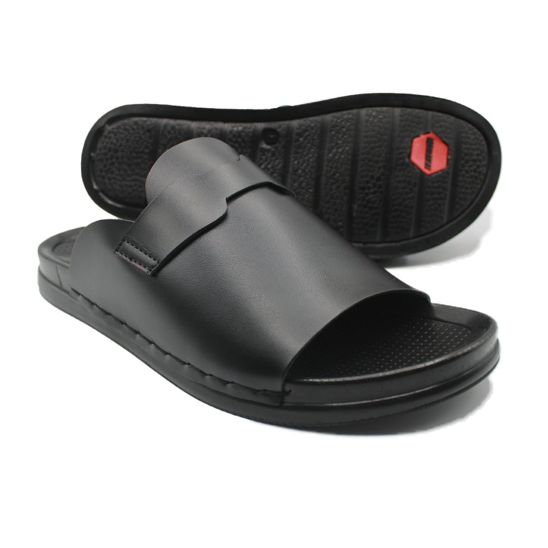 Black Slippers for Men SV-303