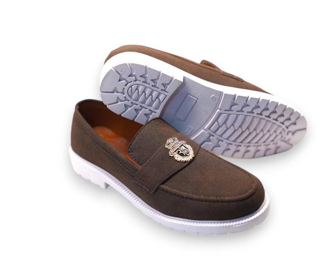 Billionaire Brown Suede Loafer SV-446