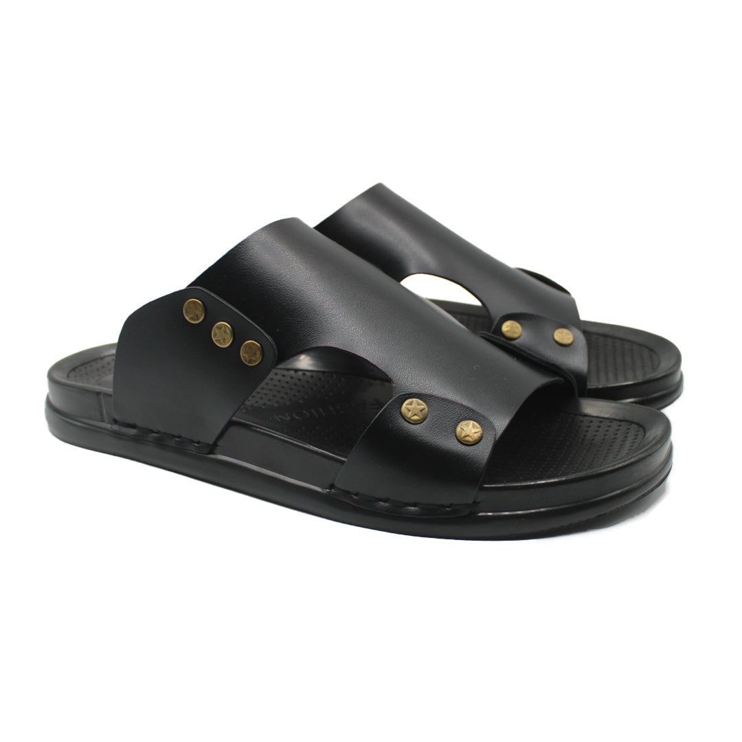 Black Slippers for Men SV-301
