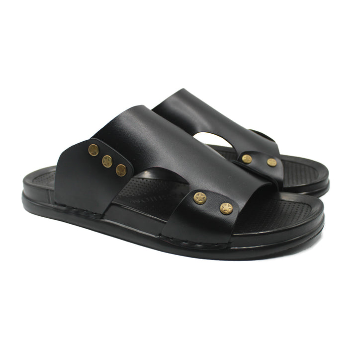 Black Slippers for Men SV-301