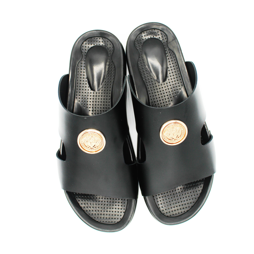 Black Slippers for Men SV-302