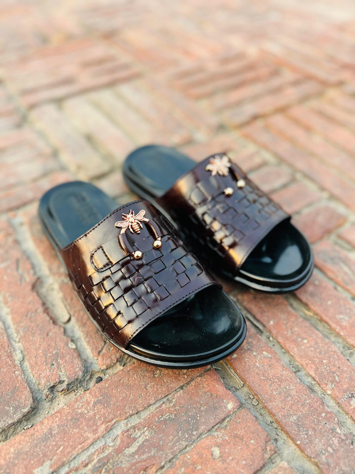 ClassicStride – Pure Leather Slippers - R01