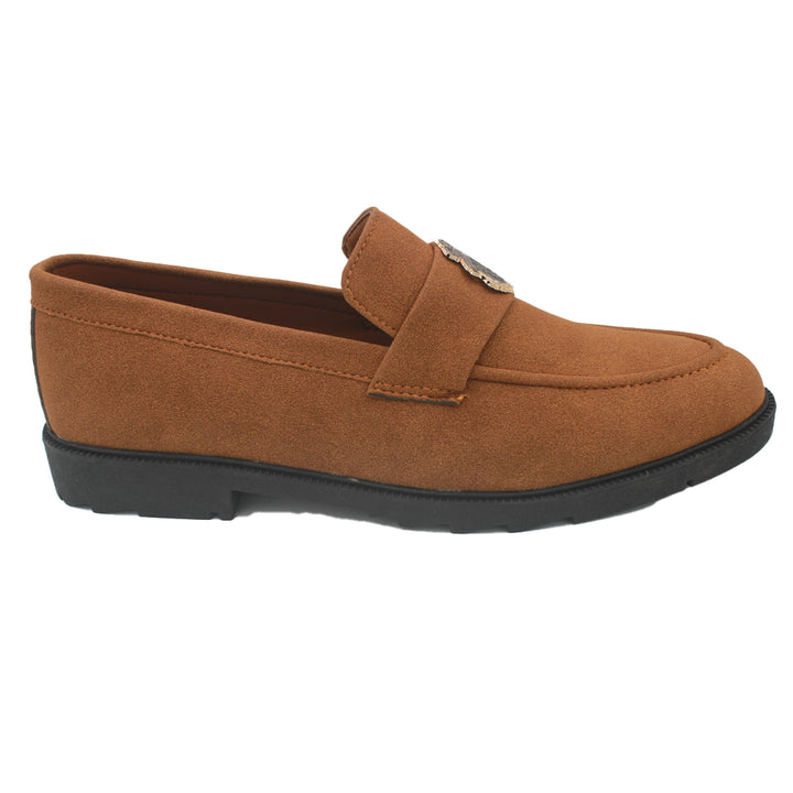 Mustard Suede Loafers SV-334