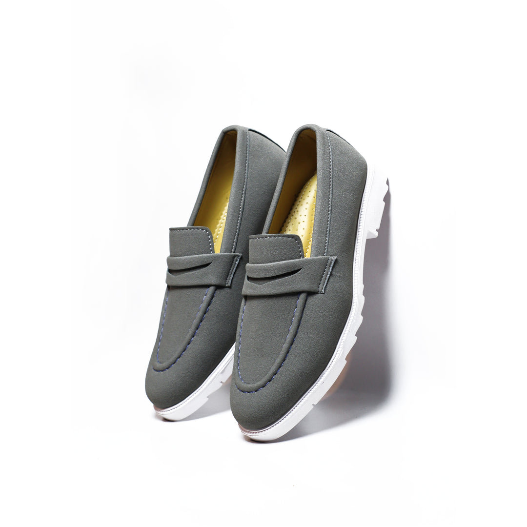 Premium Grey Loafers for Men – SV-222