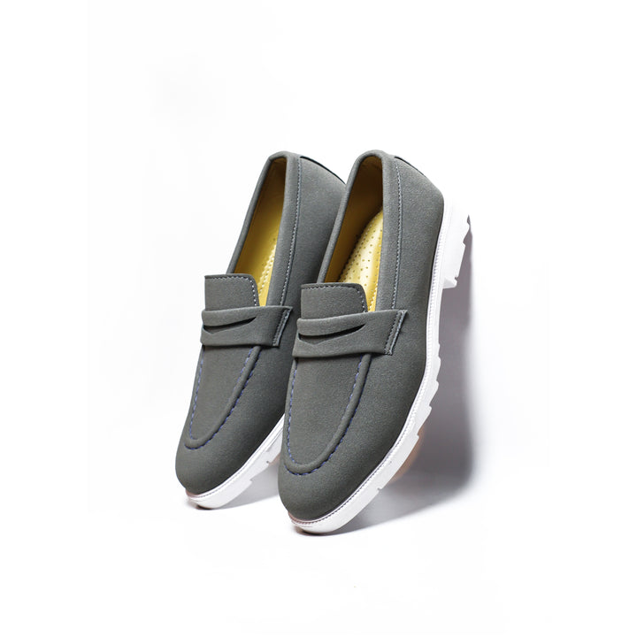 Premium Grey Loafers for Men – SV-222
