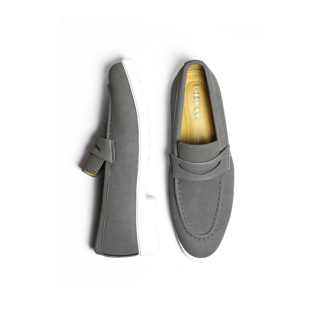 Premium Grey Loafers for Men – SV-222