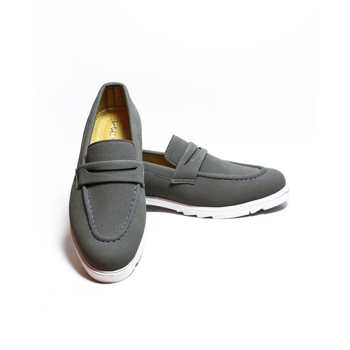 Premium Grey Loafers for Men – SV-222