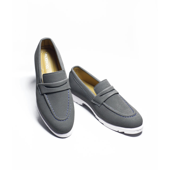 Premium Grey Loafers for Men – SV-222